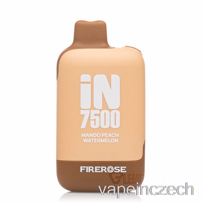 Firerose In 7500 Jednorázový Mango Broskev Vodní Meloun Vape Bez Nikotinu